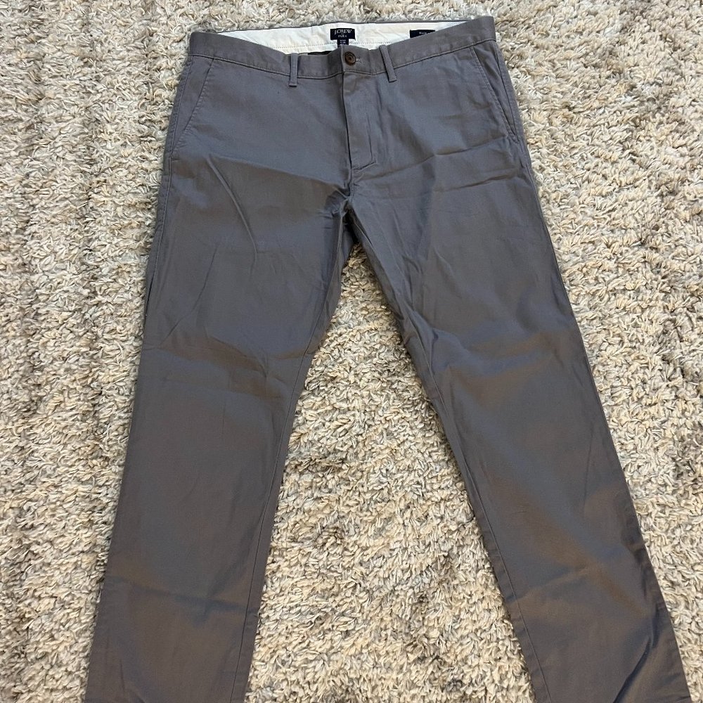 Mens J Crew Slim Flex Pant